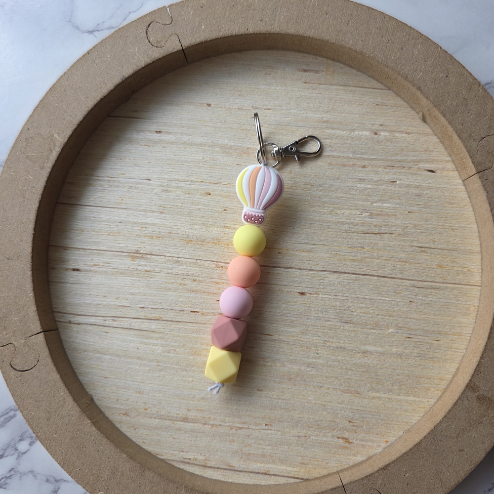 Colorful Beaded Keychain - Picture 3 of 5